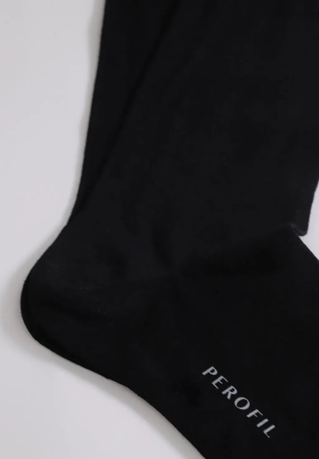 Calza Lunga in Lana Merinos Prince Plus - Nero - Perofil