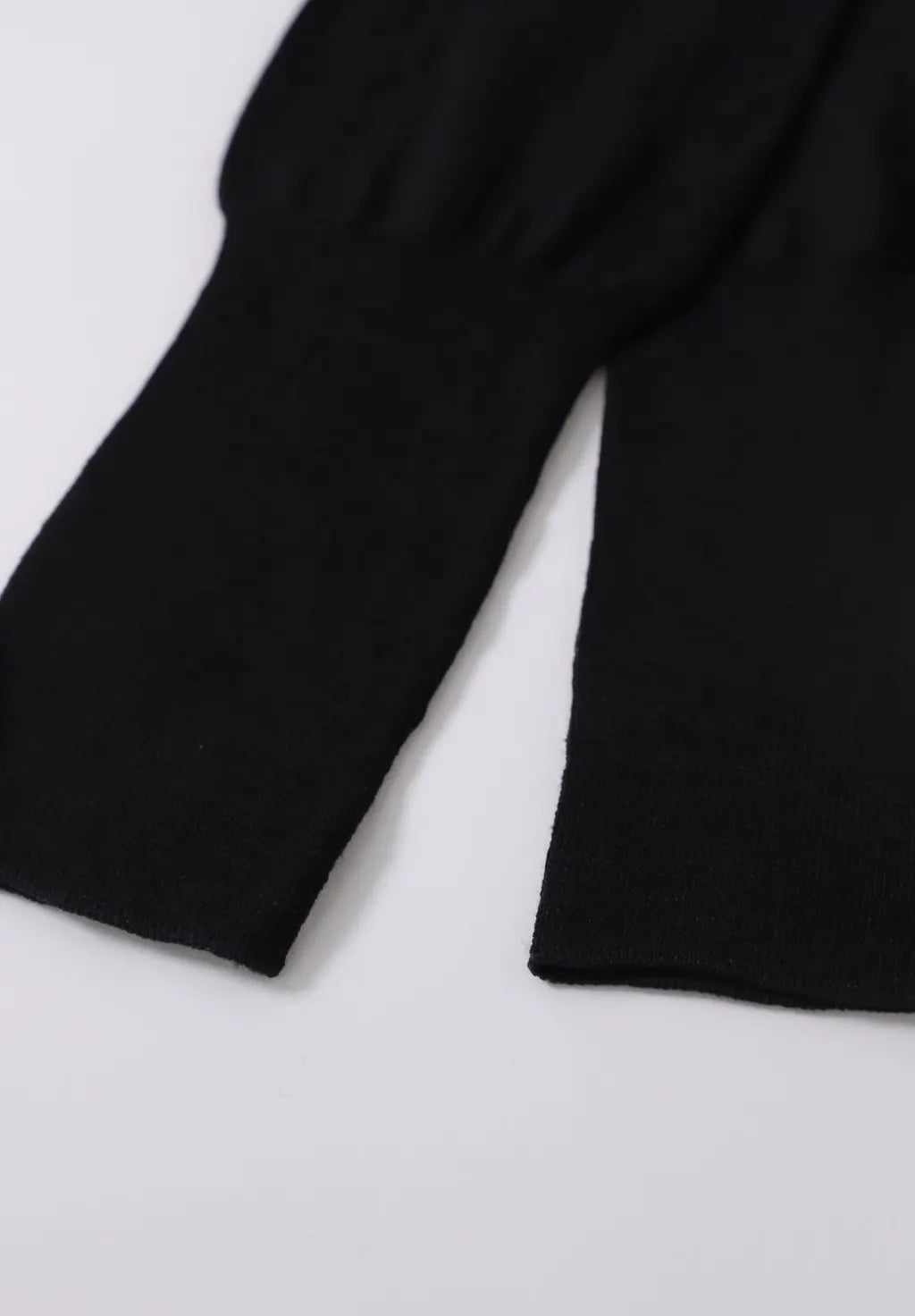 Calza Lunga in Lana Merinos Prince Plus - Nero - Perofil