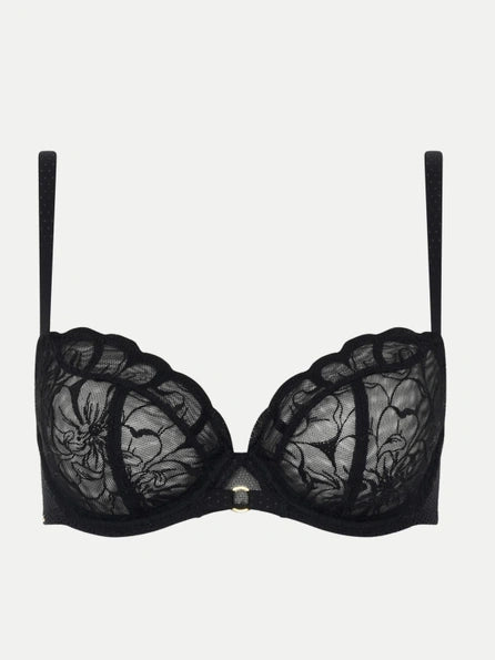 FLEURS - Reggiseno con ferretto coprente - Nero - Chantelle