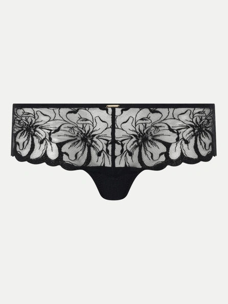 FLEURS - Shorty sgambato - Nero - Chantelle