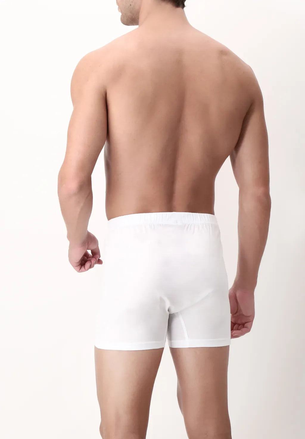 Calzoncino Boxer in Filo di Scozia - Bianco - Perofil