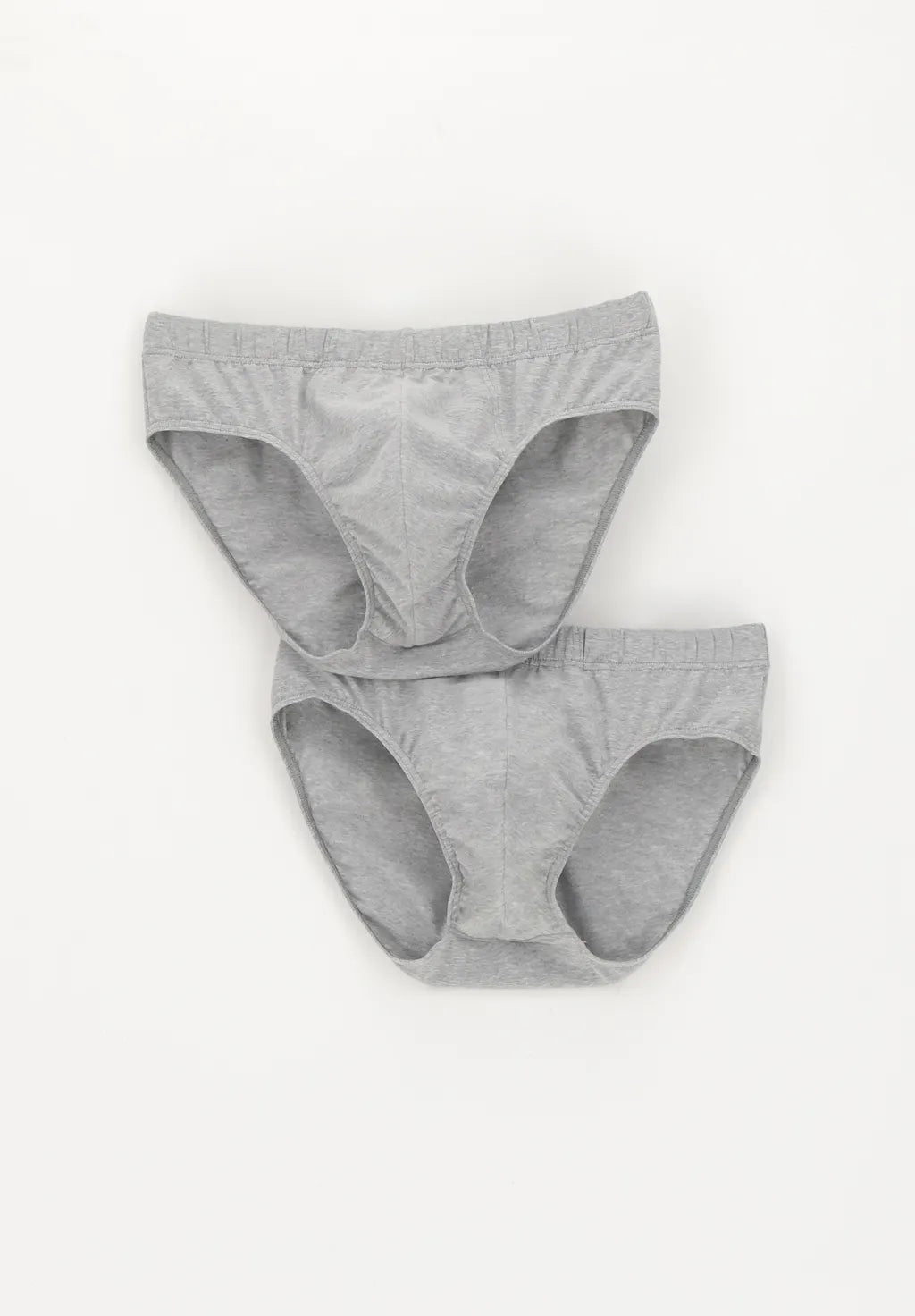 Slip Mini in Cotone elasticizzato Match Bipack -Grigio Melange - Perofil