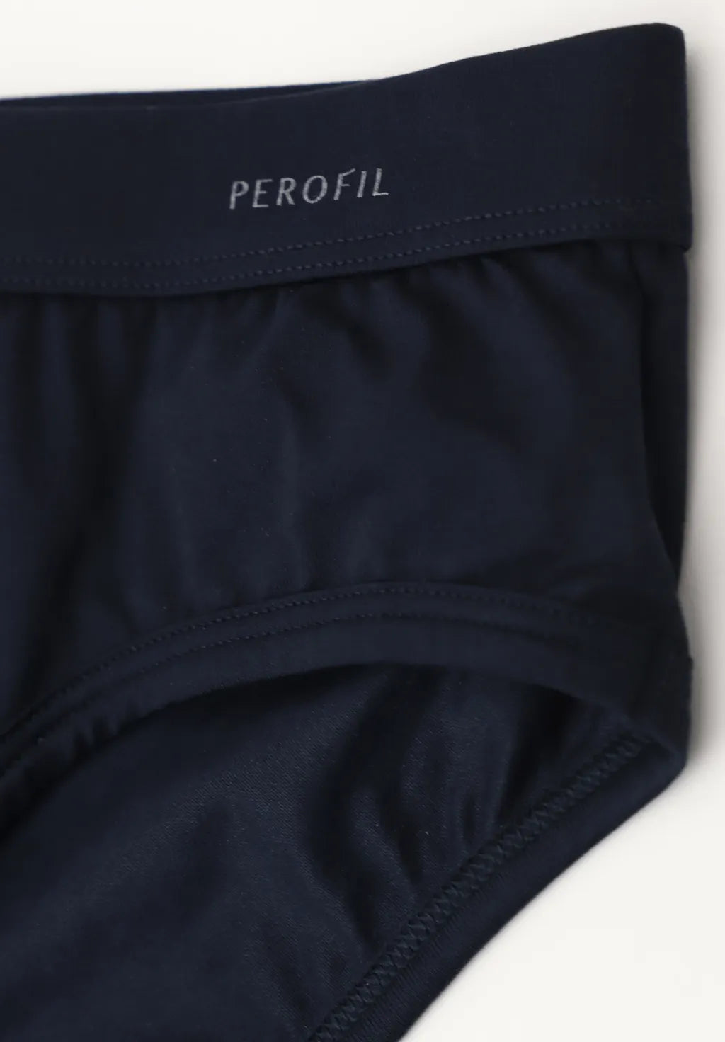 Slip Medio in Filo di Scozia elasticizzato Active - Blu - Perofil