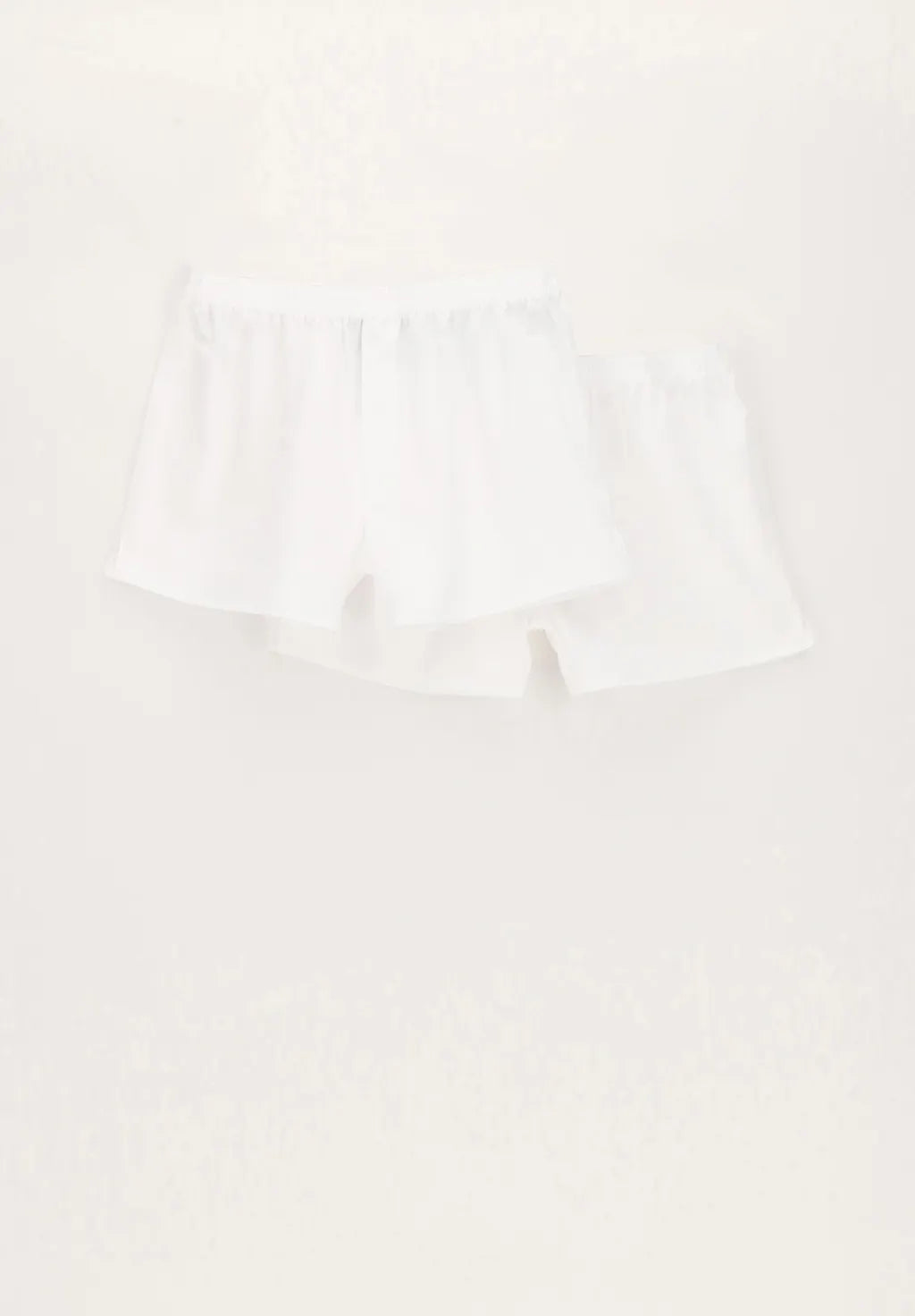 Boxer in Tela di Cotone Gange Bipack - Bianco - Perofil
