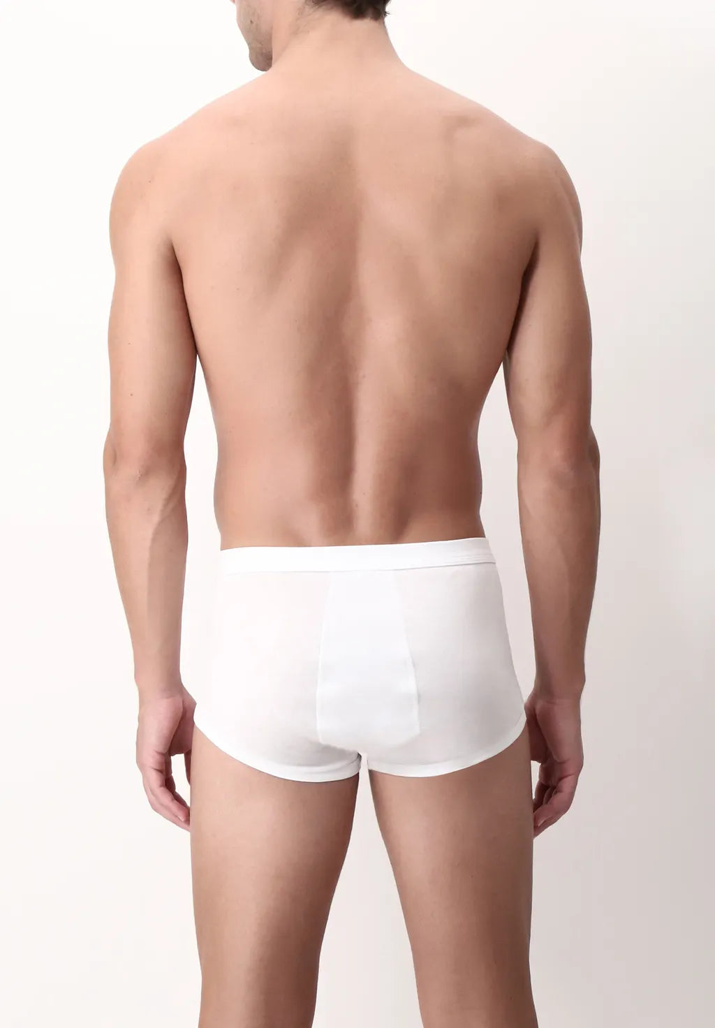 Slip Alto in Filo di Scozia Canguro - Bianco - Perofil