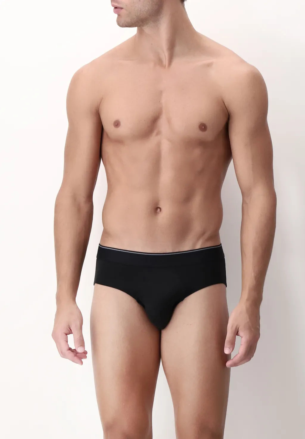 Slip Medio in Cotone elasticizzato 4Seasons - Nero - Perofil