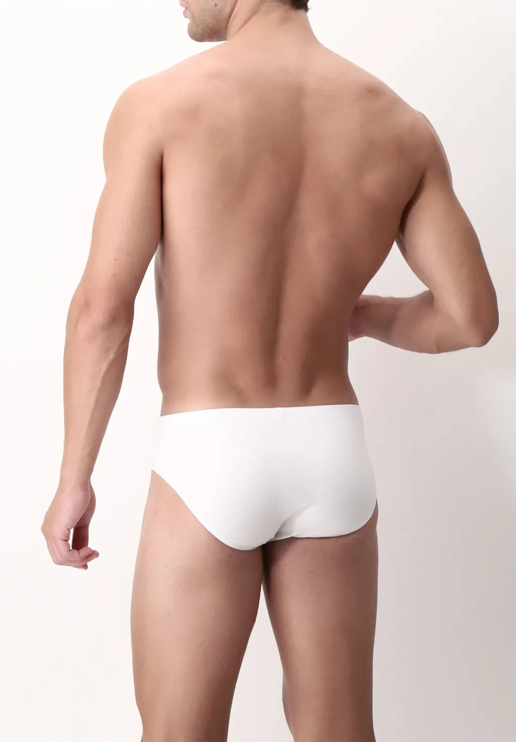 Slip Vita Bassa in Filo di Scozia elasticizzato Active - Bianco - Perofil