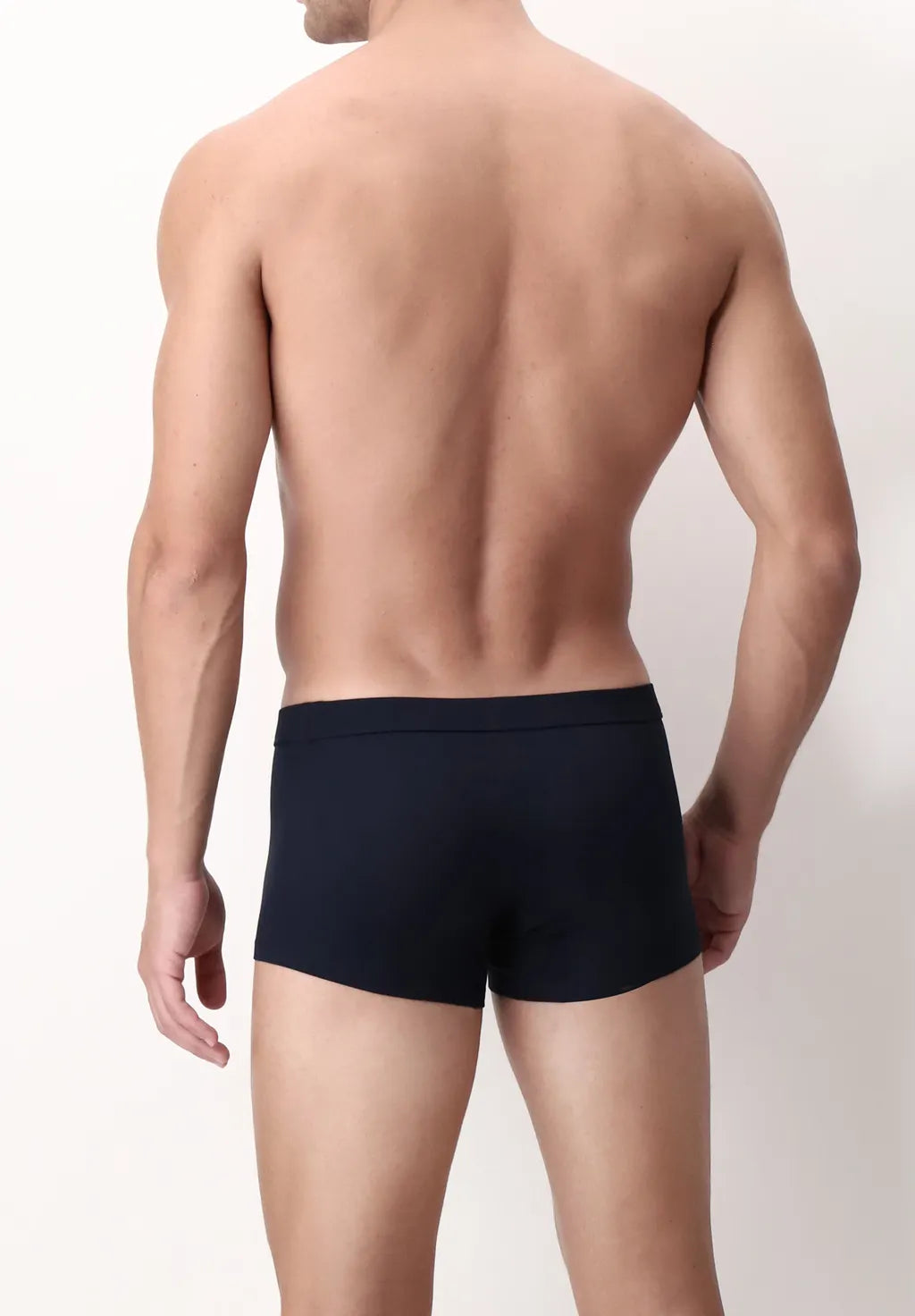 Boxer Push up in Filo di Scozia Elasticizzato Active Perla - Blu - Perofil
