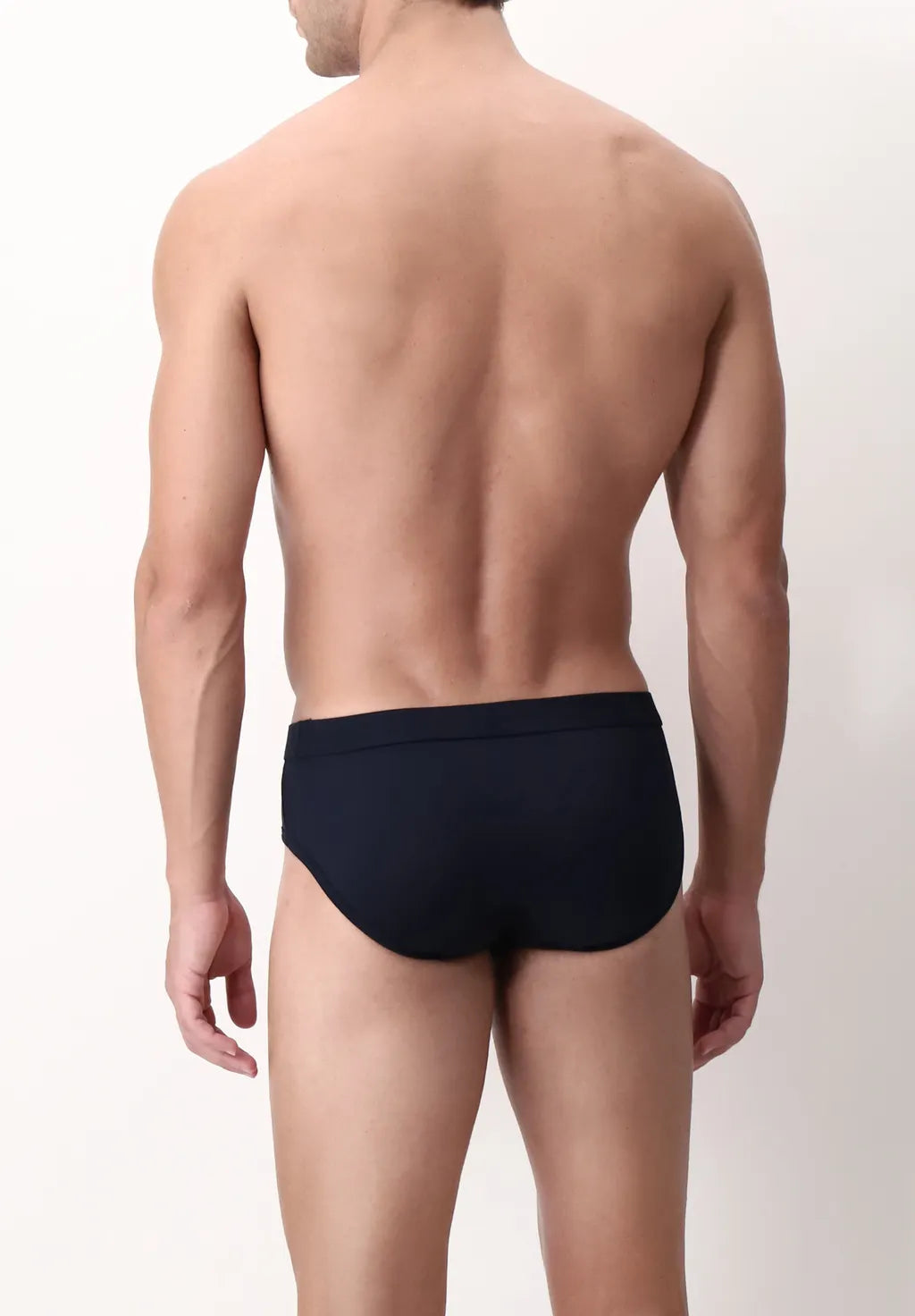 Slip Medio in Filo di Scozia elasticizzato Active - Blu - Perofil