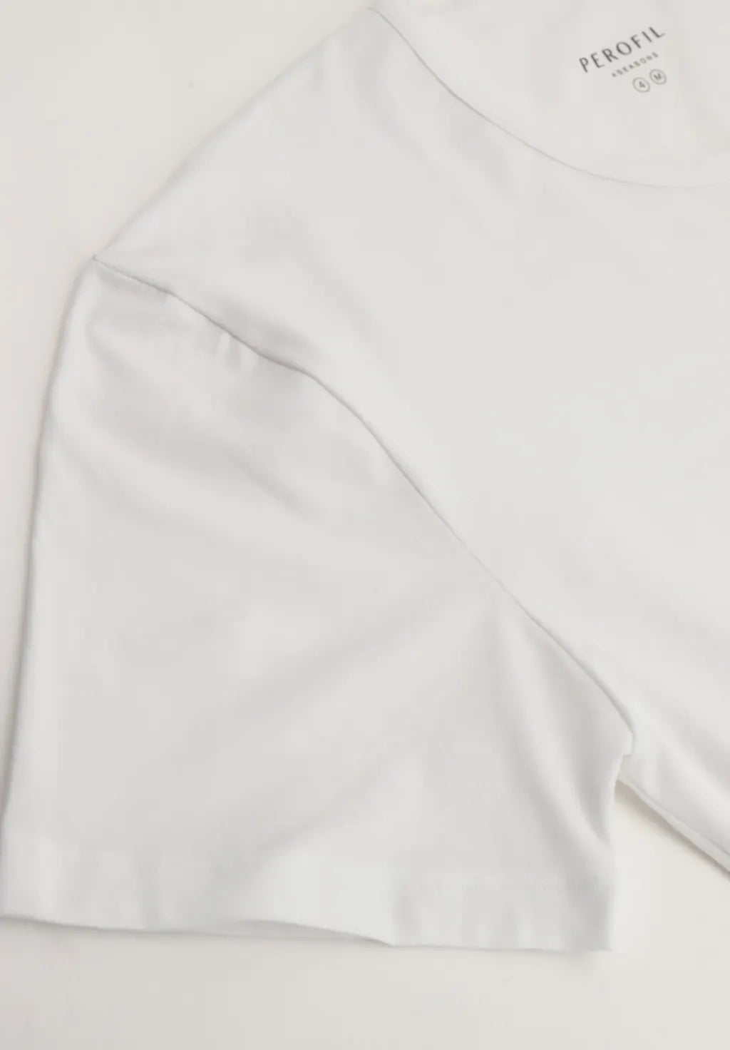 Maglietta Girocollo in Cotone elasticizzato 4Seasons - Bianco - Perofil