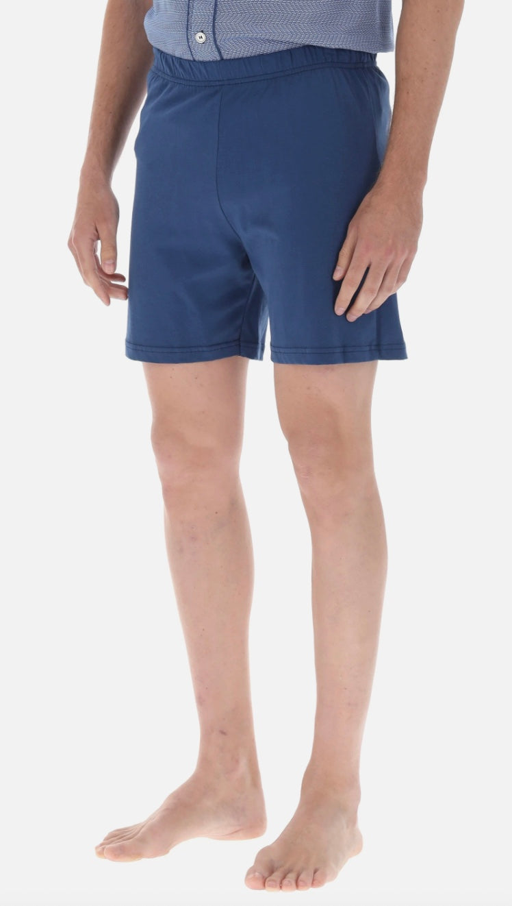 Bip Bip Pigiama Uomo Orlato 3 pezzi 100% Cotone - Oceano