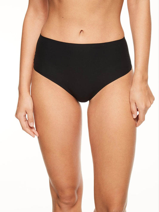 soft stretch - tanga vita alta - Nero - Chantelle