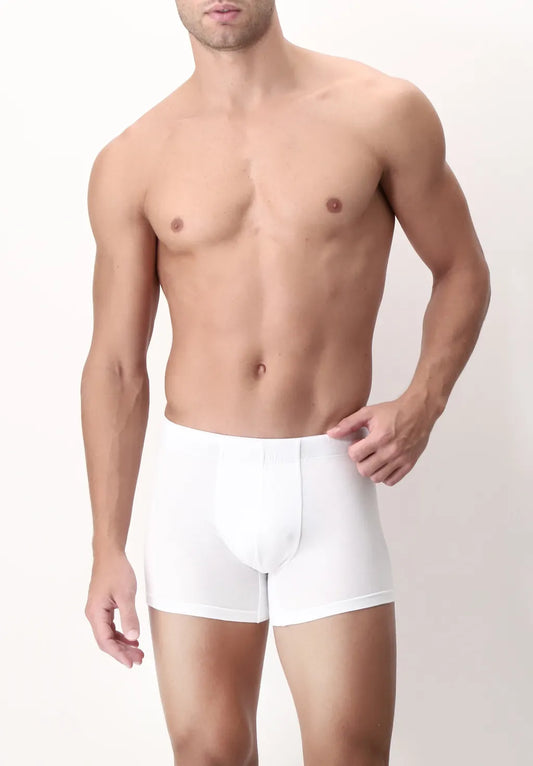 Boxer Parigamba in Cotone Elasticizzato Match Bipack - Bianco - Perofil