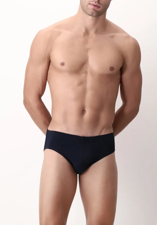 Slip Mini in Cotone elasticizzato Match Bipack - Blu - Perofil