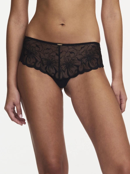 FLEURS - Shorty sgambato - Nero - Chantelle
