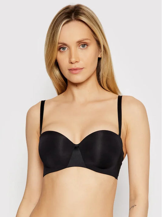 Essentiall - reggiseno no spalline - Nero - Chantelle