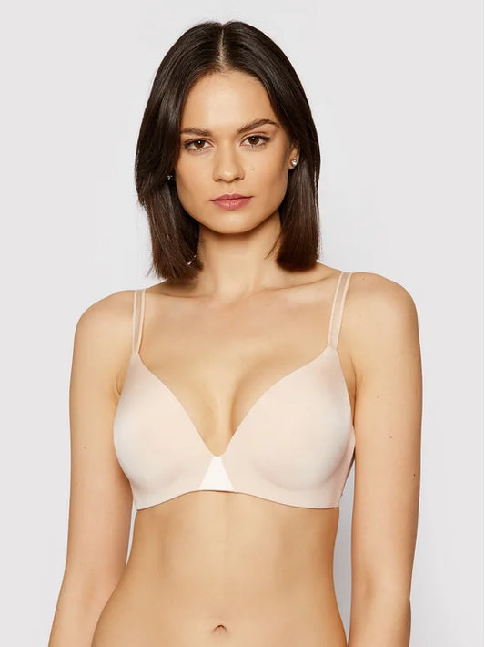 Reggiseno senza cuciture Absolute Invisible Ohne Bugel - Beige Dorato - Chantelle