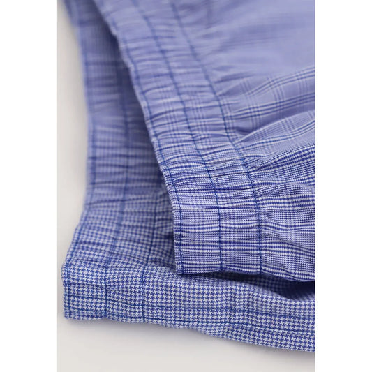 Boxer in Tela di Cotone Gange Bipack - Azzurro medio fantasia - Perofil