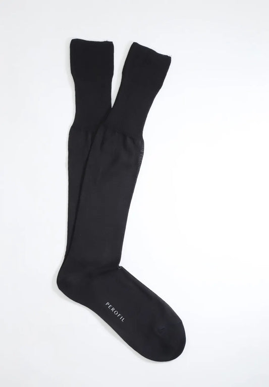 Calza Lunga in Cotone Makò - Antracite - Perofil
