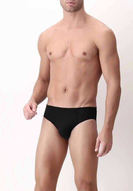 Slip Mini in Modal elasticizzato X-Touch - Nero - Perofil