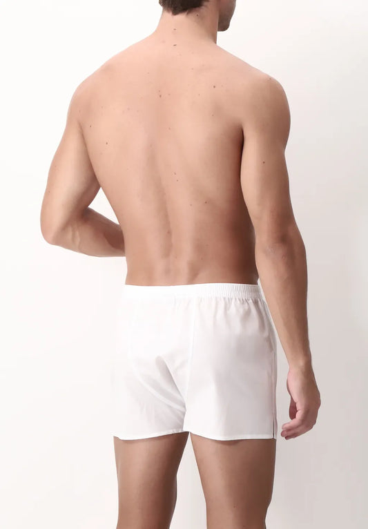 Boxer in Tela di Cotone Gange Bipack - Bianco - Perofil