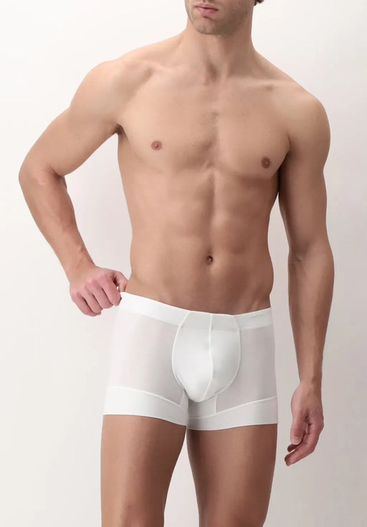 Boxer Push Up in Modal e Cotone Elasticizzato 4Sport Indoor - Bianco - Perofil